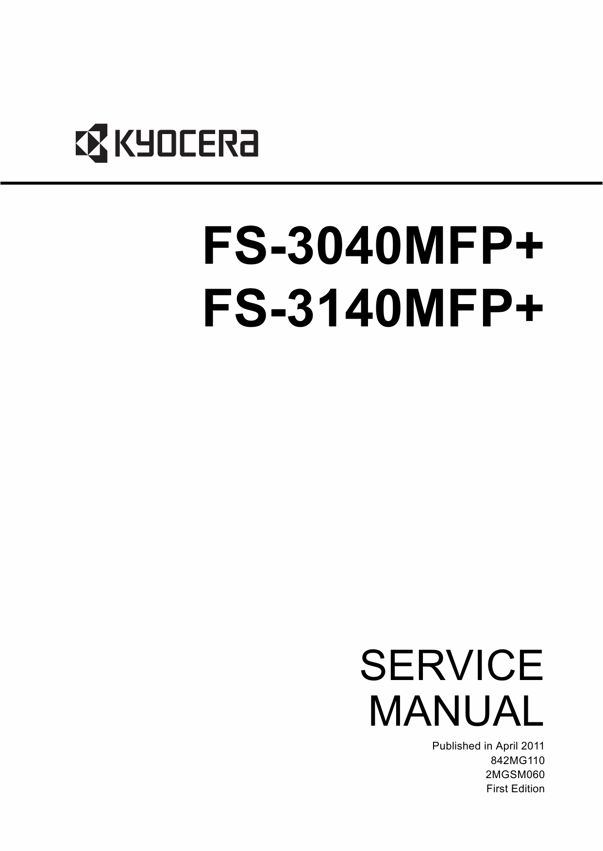 KYOCERA MFP FS-3040MFP+ 3140MFP+ Service Manual-1